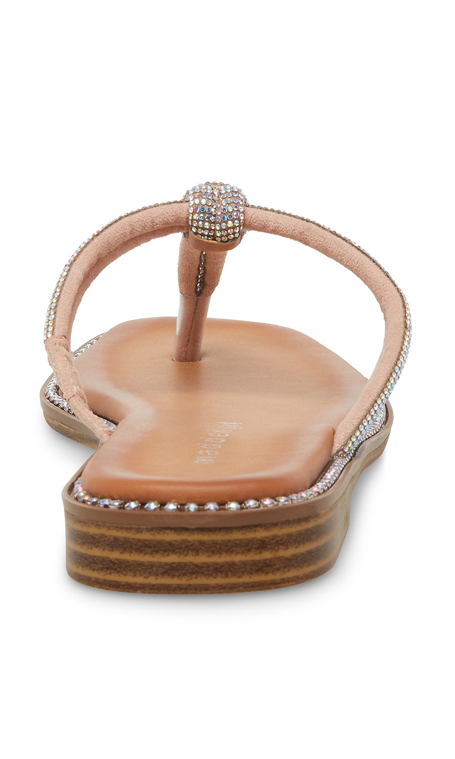 Hollis Silver Multi Sandalias de Piso Plateadas para Mujer