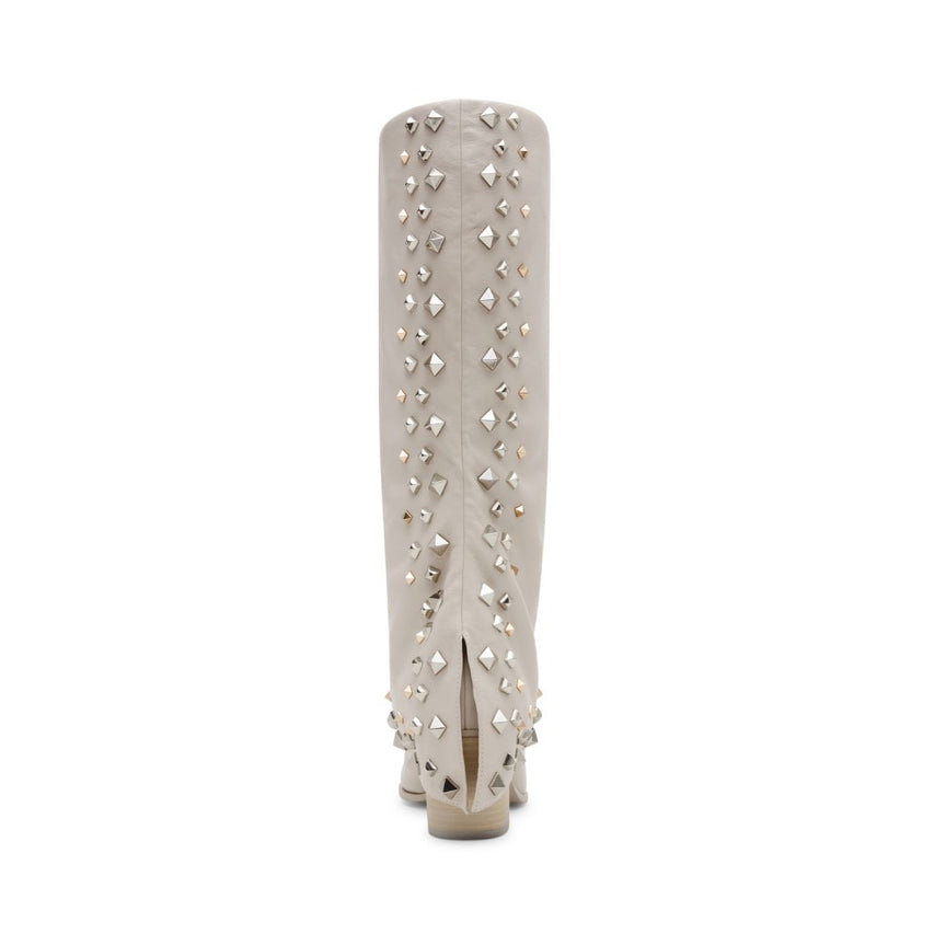 Hommes Bone Botas Blancas para Mujer