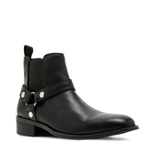 Hortan Black Leathe Botines Negros