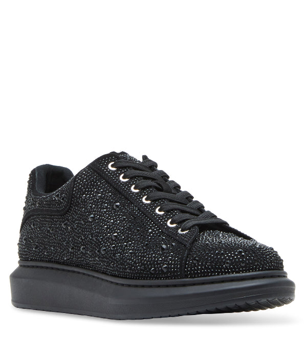 Icebox Black Tenis con Brillos Negros