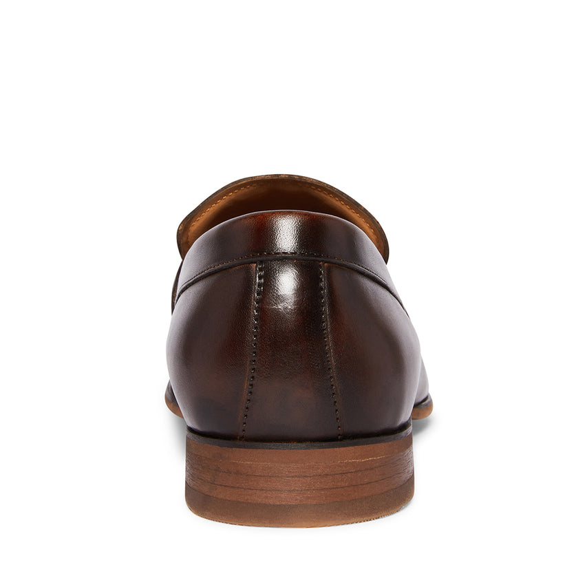 Idell Brown Leather Mocasines de Piel Cafes para Hombre