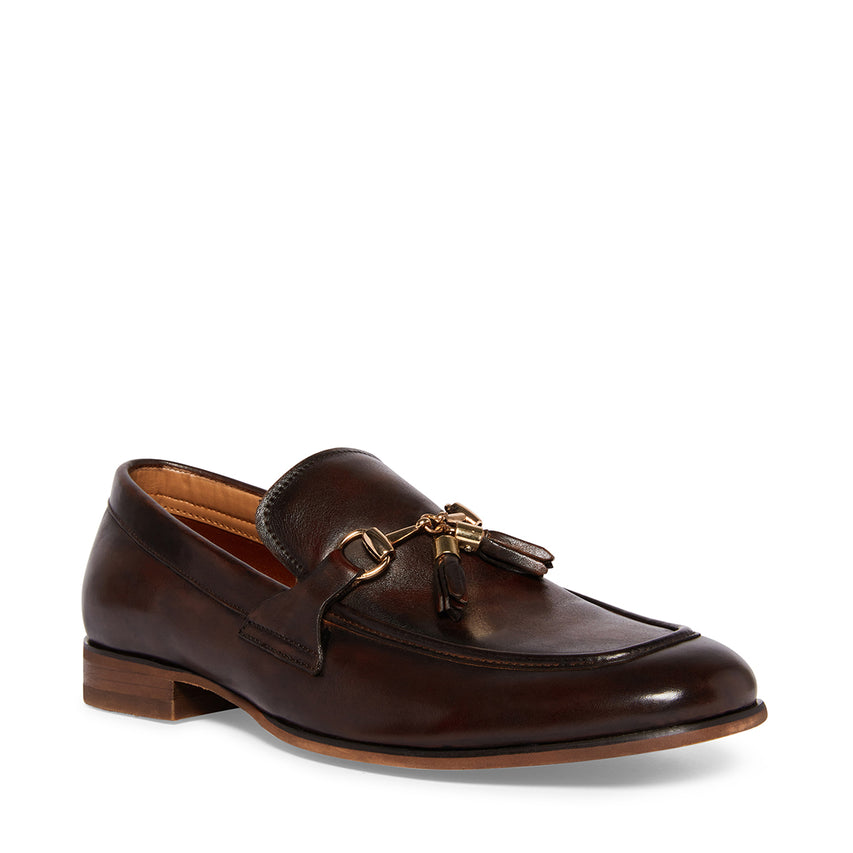 Idell Brown Leather Mocasines de Piel Cafes