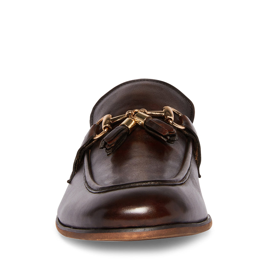 Idell Brown Leather Mocasines de Piel para Hombre