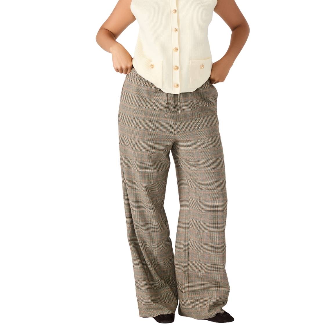 Idra Pant Brown Pantalon Holgado Cafe