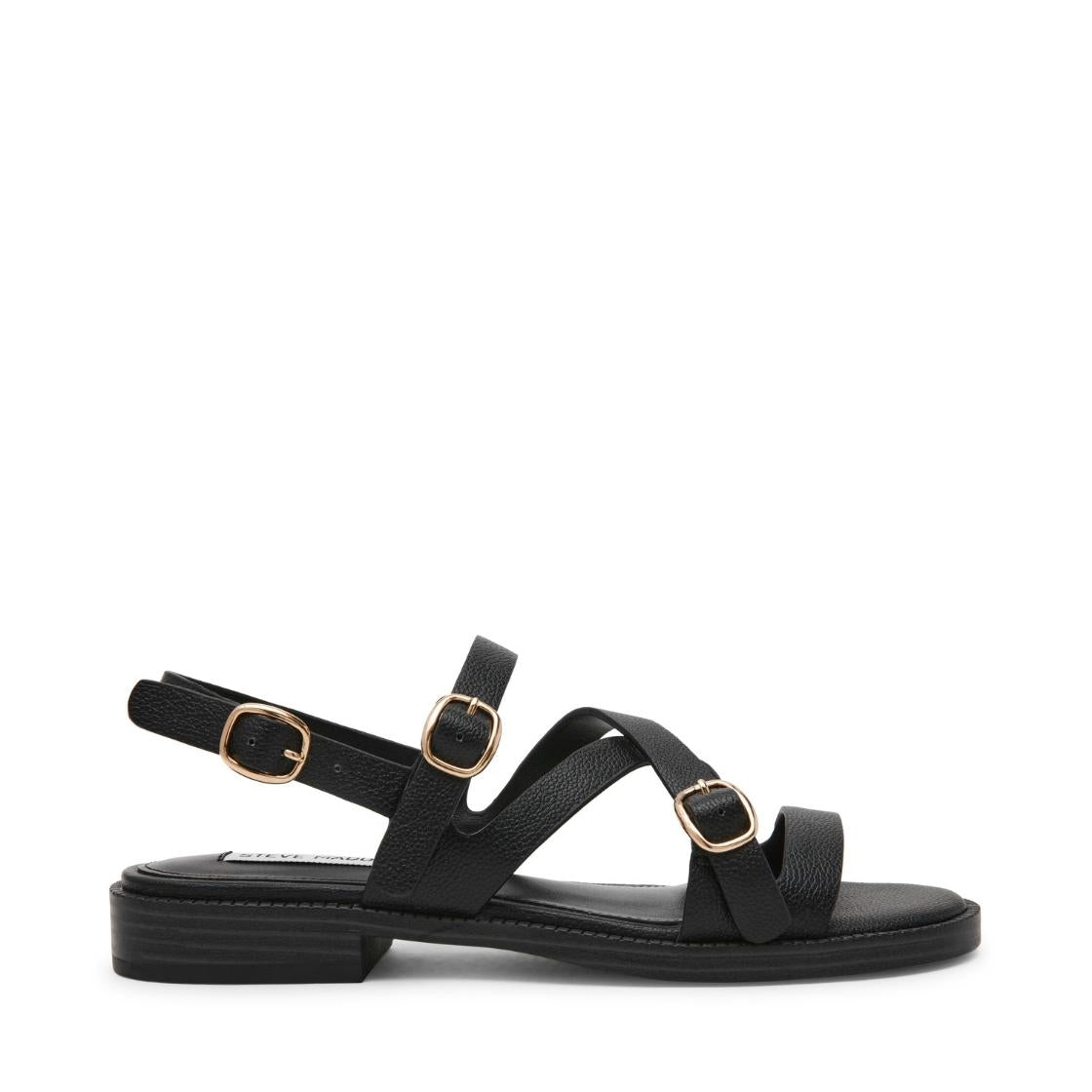 Isela Black Action Leather