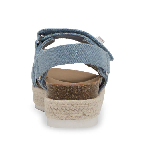 Jbigmona Denim Sandalias de Mezclilla para Niña