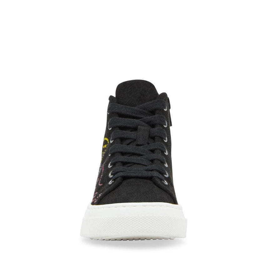 Jleahh Black Tenis con Brillitos de Colores para Niña