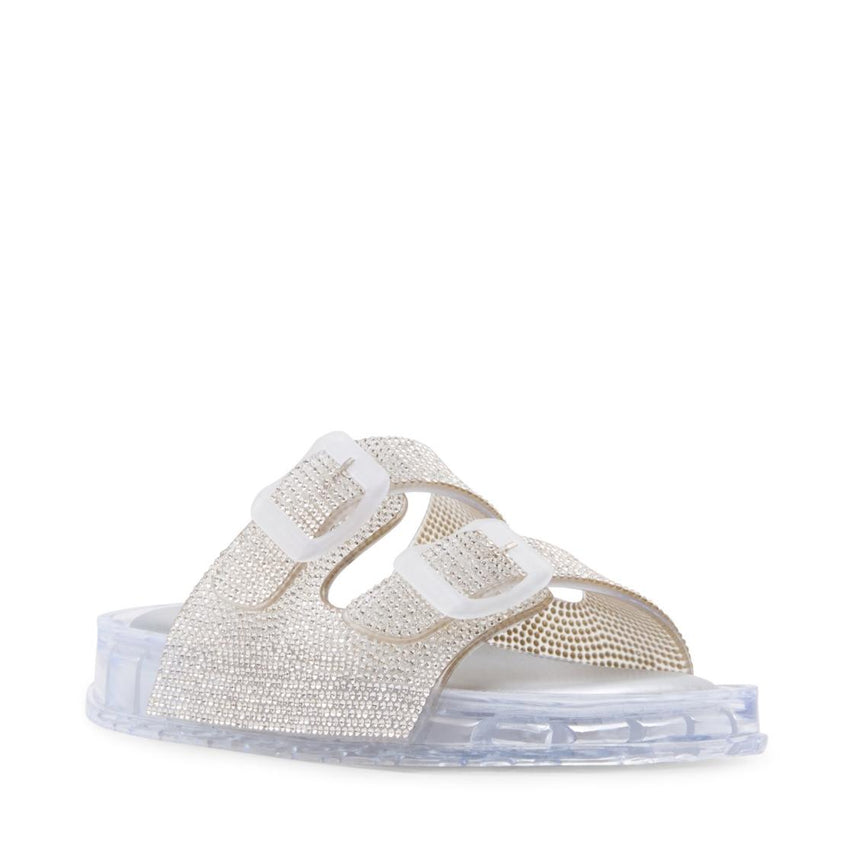 Jlolli Rhinestone Sandalias con Glitter