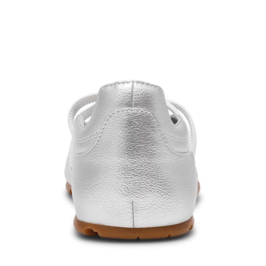 Joisie Silver Flats Deportivos Plata para Mujer
