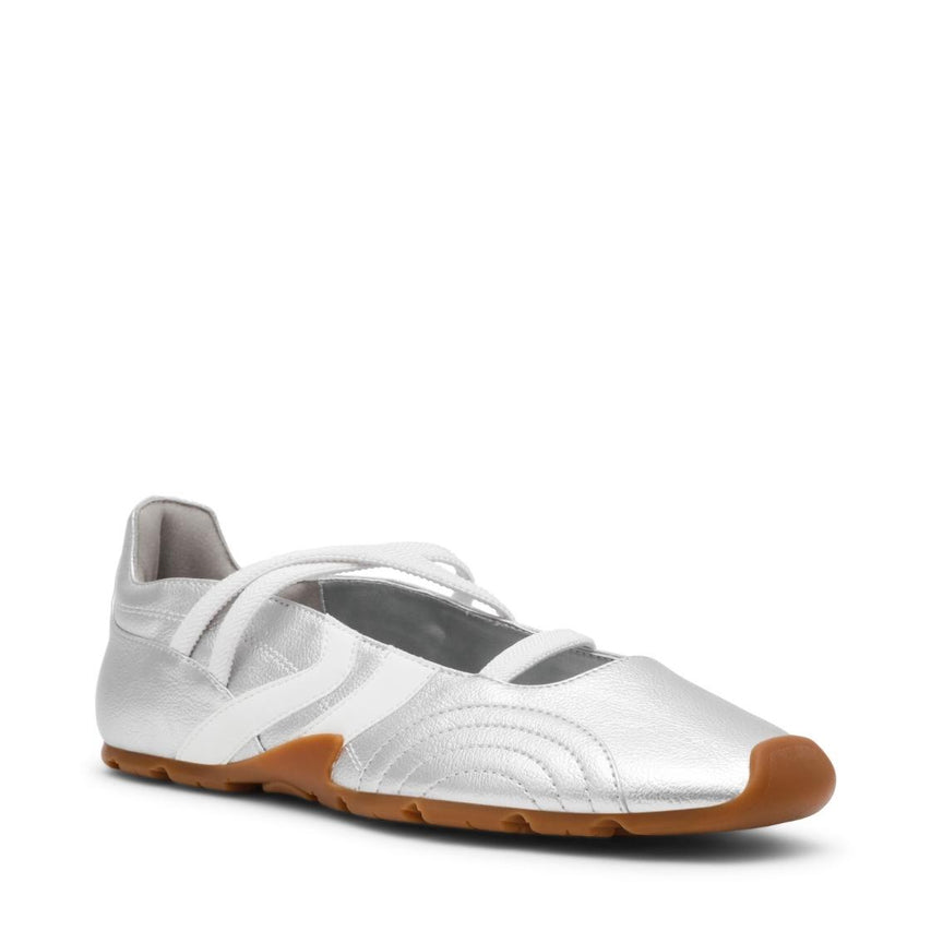 Joisie Silver Flats Deportivos Plata