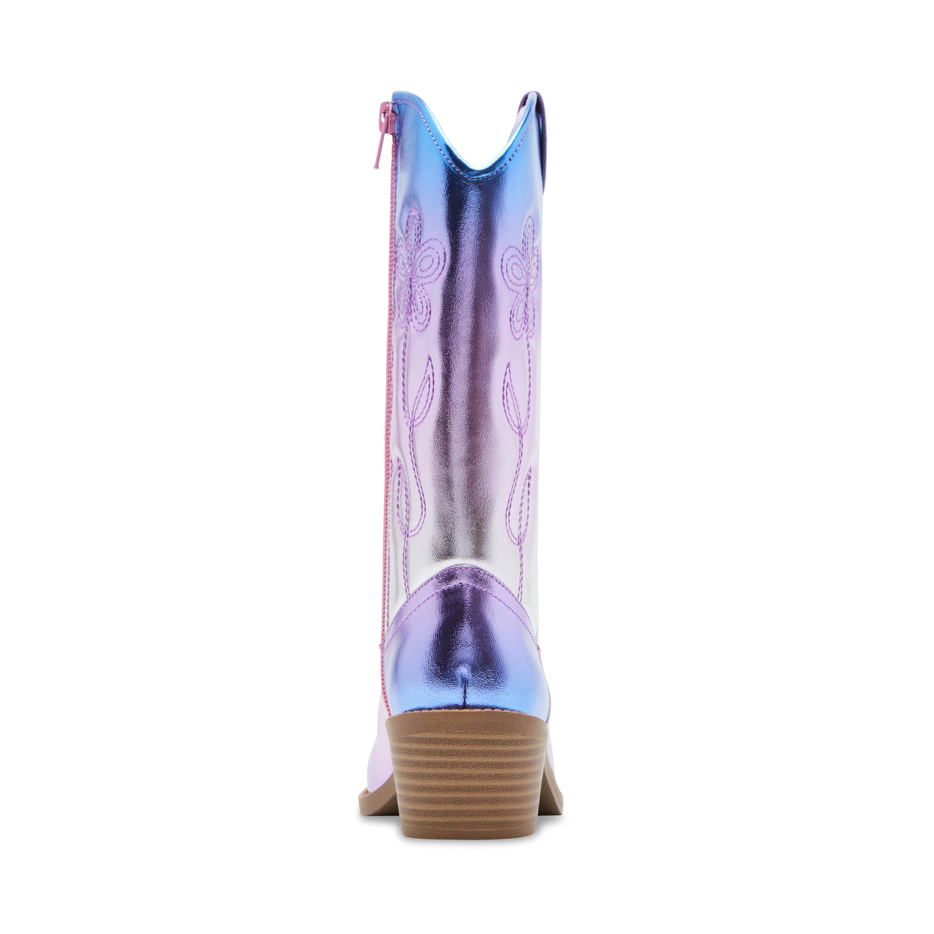 Jpettal Ombre Multi Botas Metalicas Rosas con Azul  para Niña