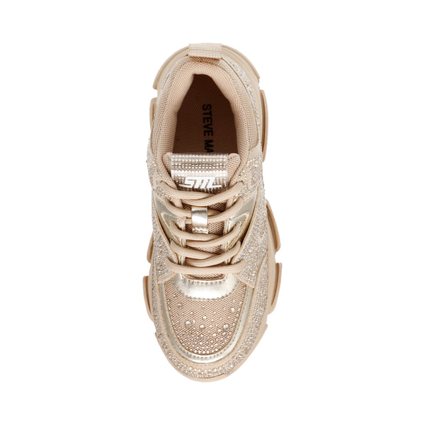 Jprivy Blush Tenis Beige con Brillos para Nina