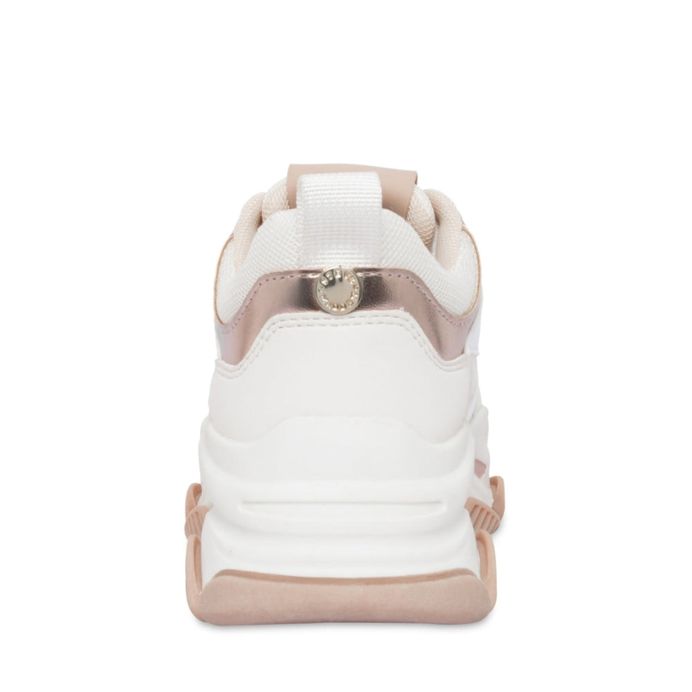 Jprogressive Cream Rose Gold Tenis Blancos con Oro Rosado para Niña