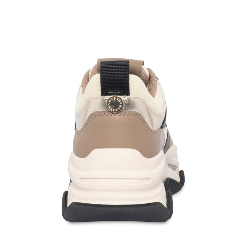 Jprogressive Khaki Black Tenis Cafes con Negro para Niña