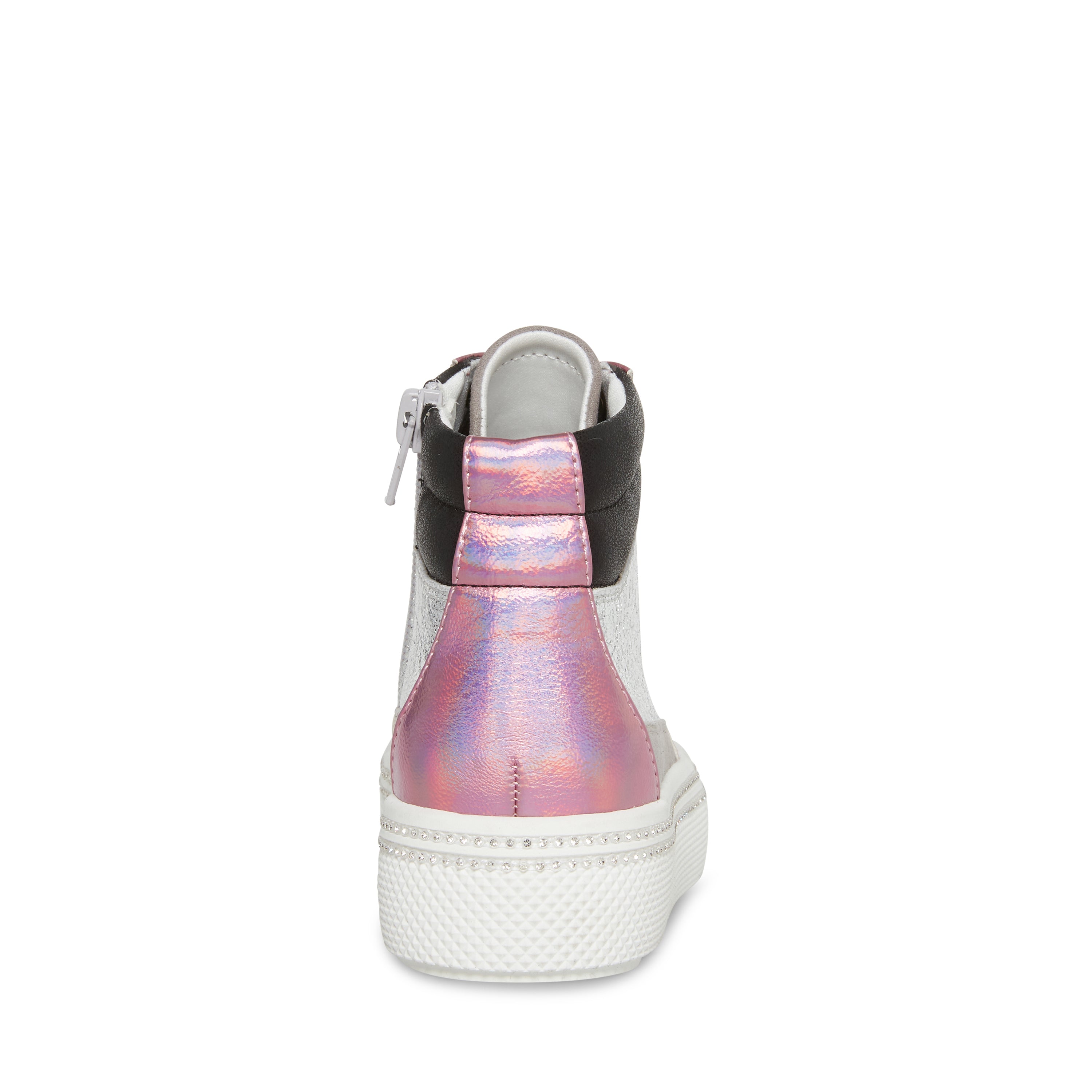 Jquirky Silver Multi Tenis de Bota Plateados para Niña