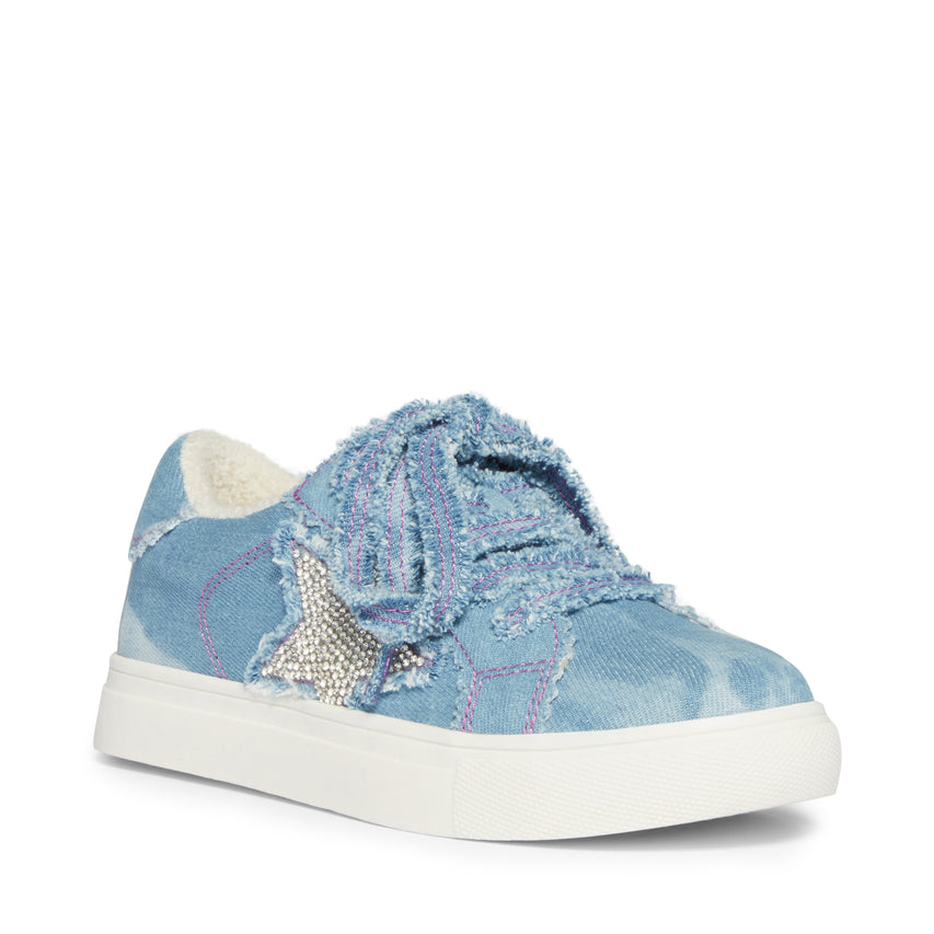 Jrezume Denim Tenis de Mezclilla Azul