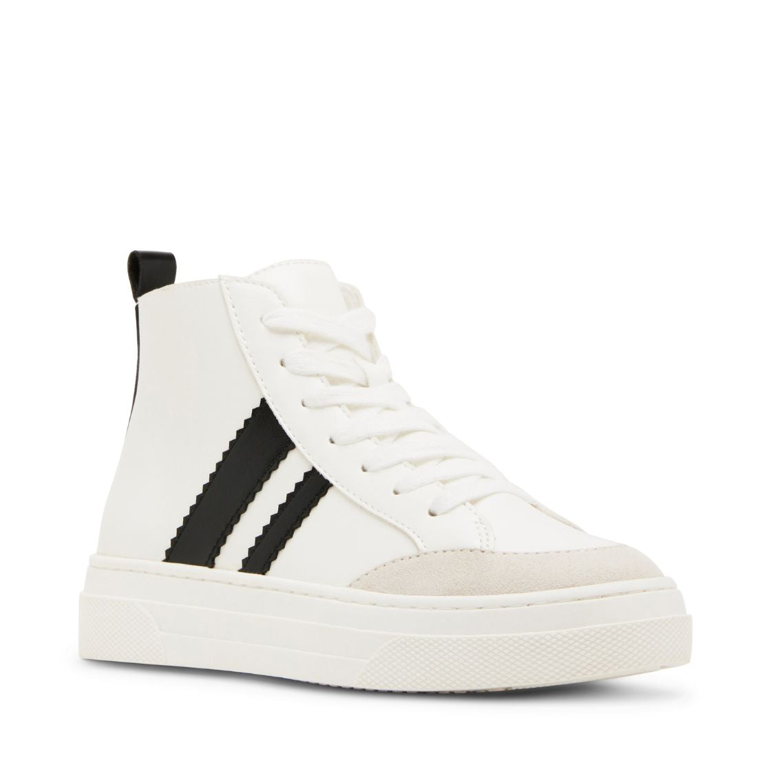Jvolli White Tenis de Bota Blancos