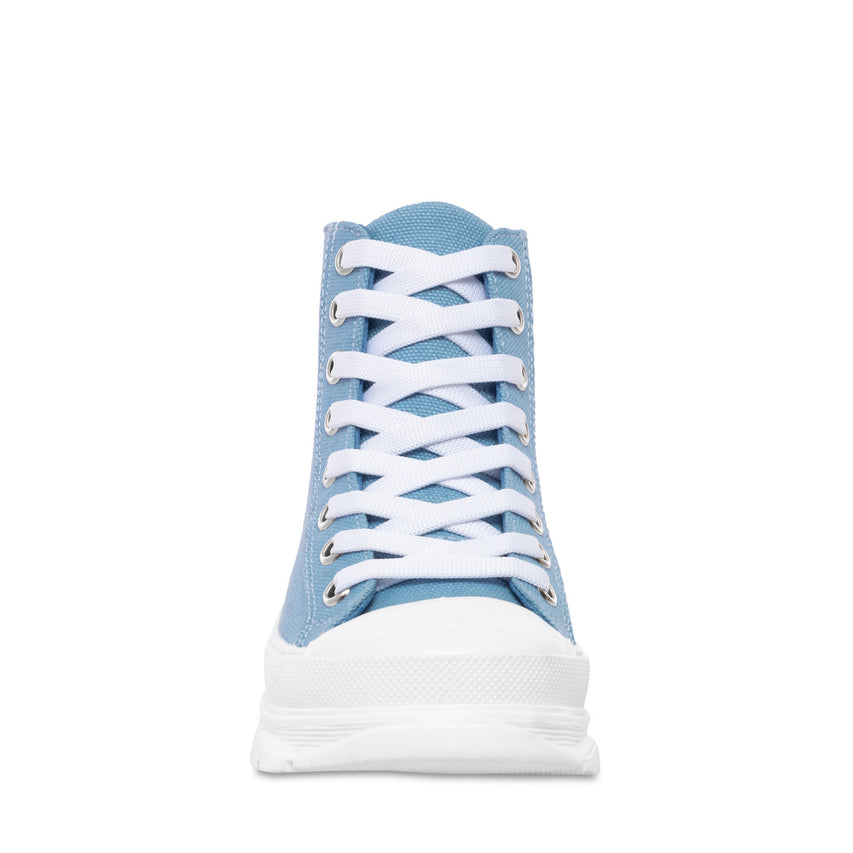 Jwexlee Denim Fabric Tenis de Bota para Niña