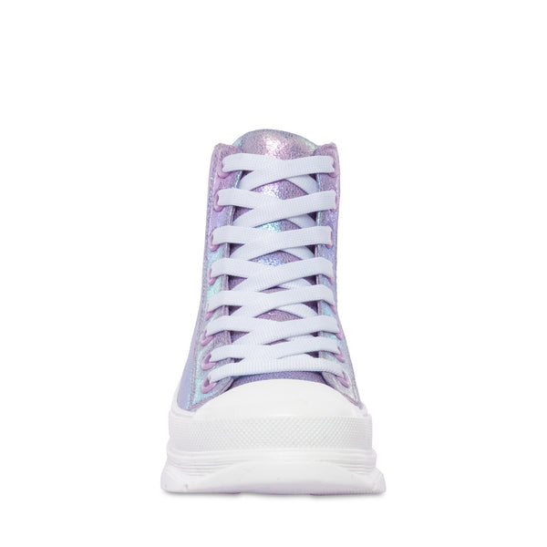 Jwexlee Lilac Tenis Tornasol Lilas para Niña