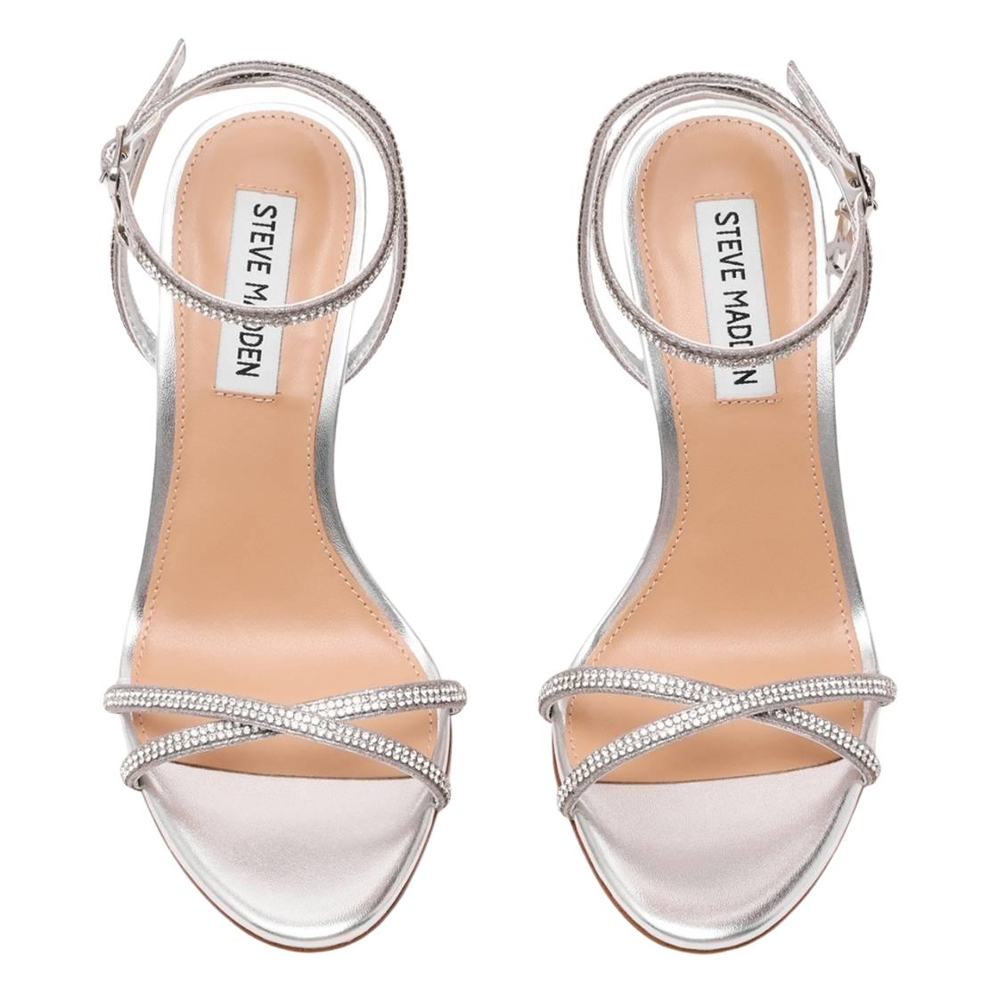Jypsey Cnr Silver Sandalias de Tacon para Mujer
