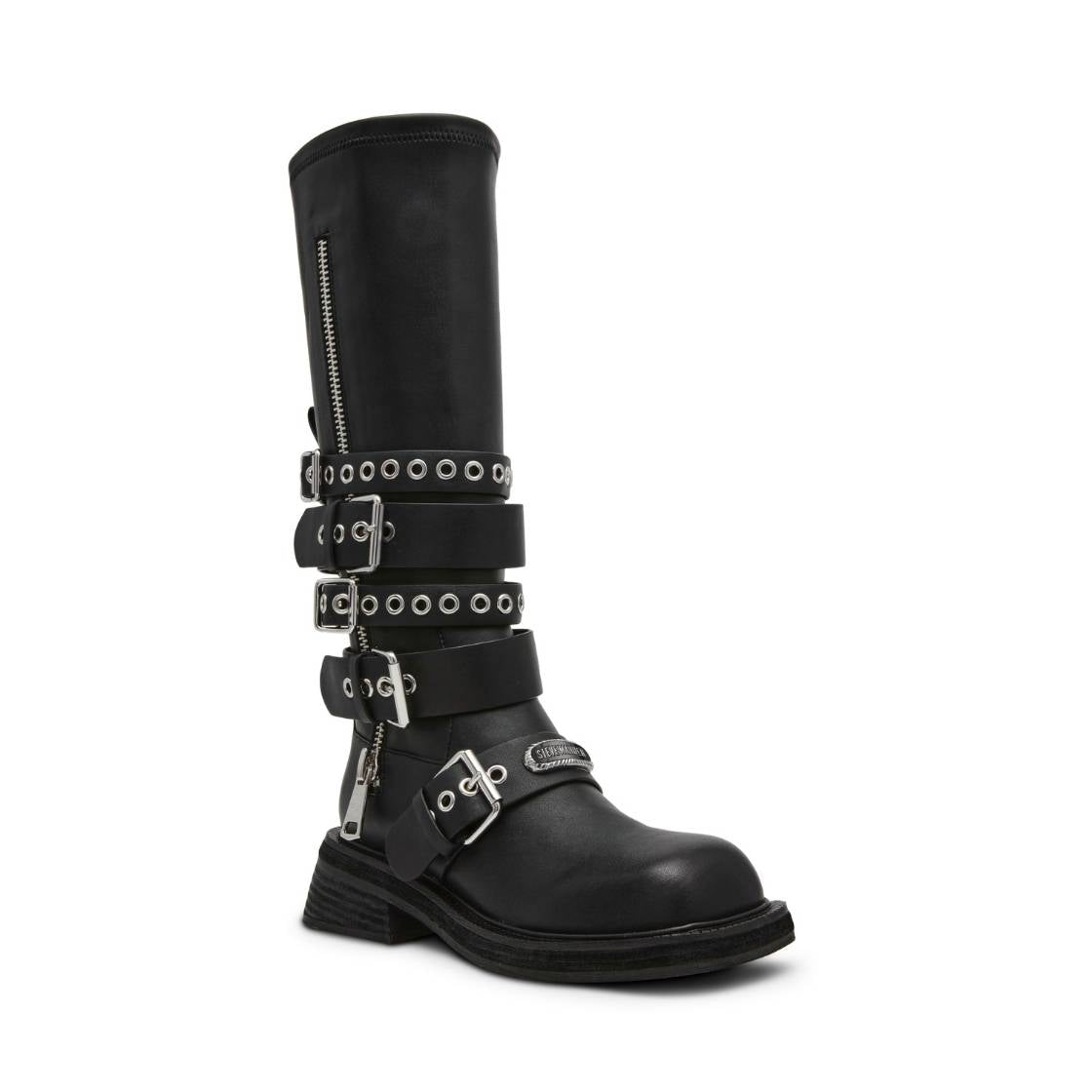 Kannonball Black Action Leather Botas Negras