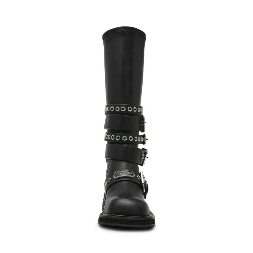 Kannonball Black Action Leather Botas para Mujer