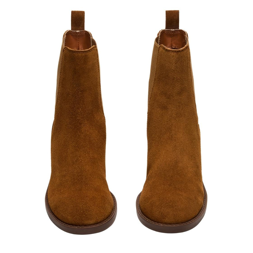 Kaplan Camel Suede Botines Para Mujer