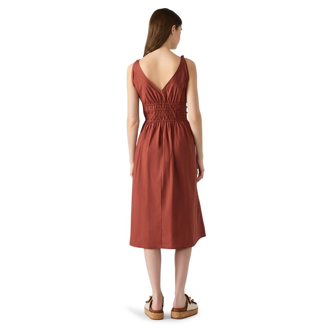 Kassie Dress Dusty Brick Vestido Para Mujer