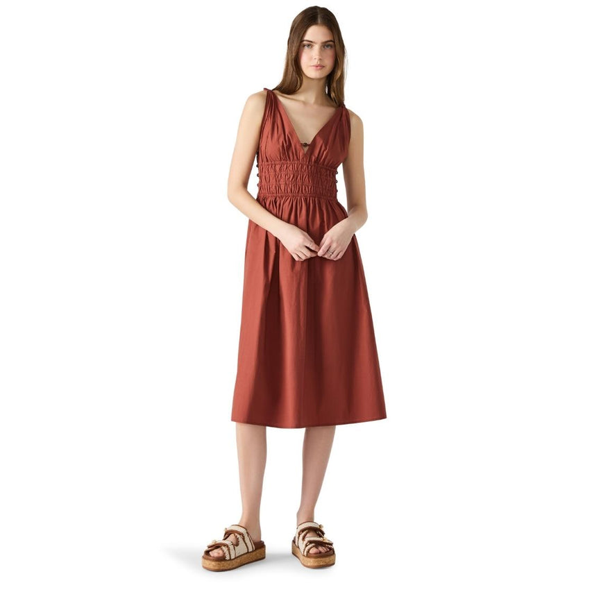 Kassie Dress Dusty Brick