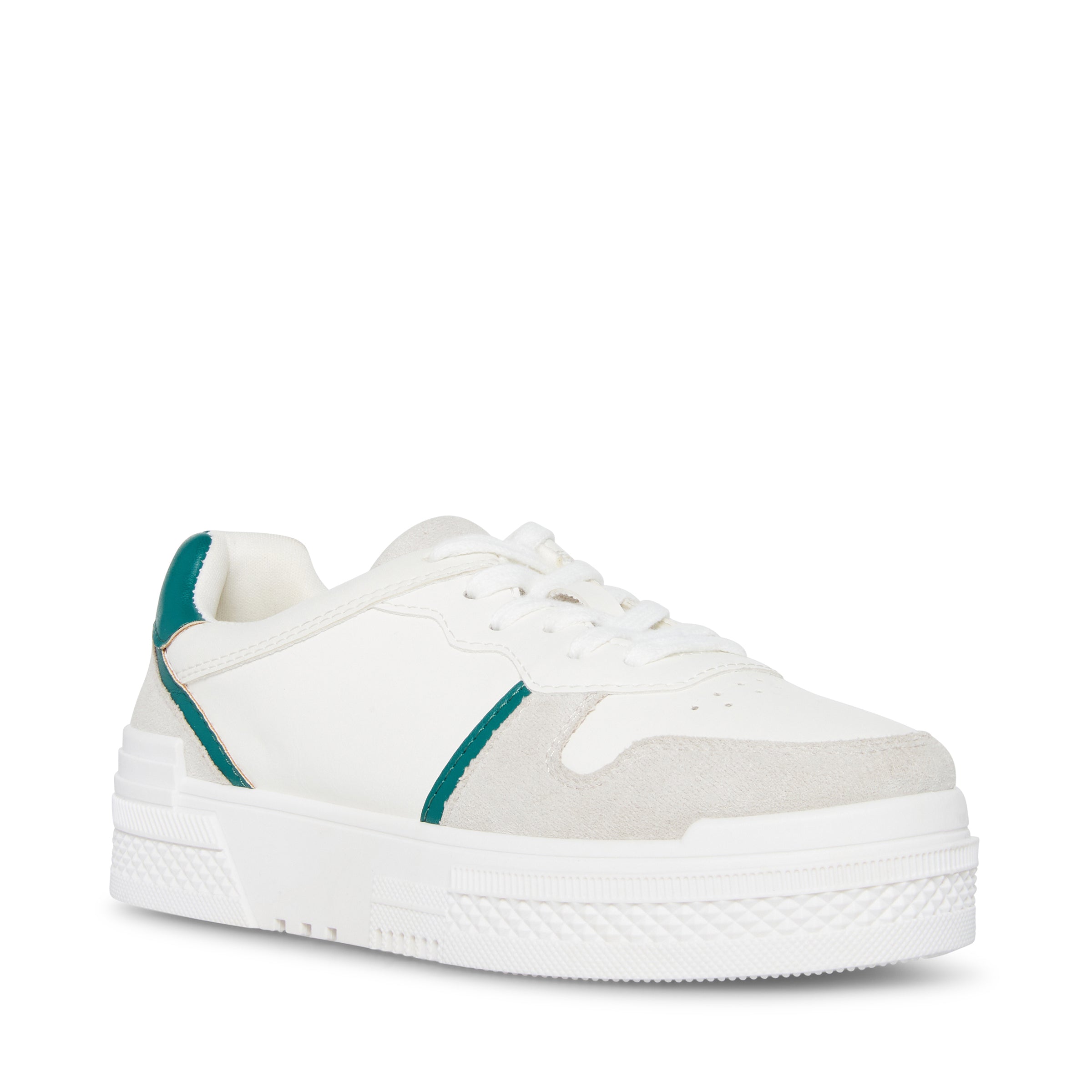 Kicks White Green Tenis Blancos con Verde