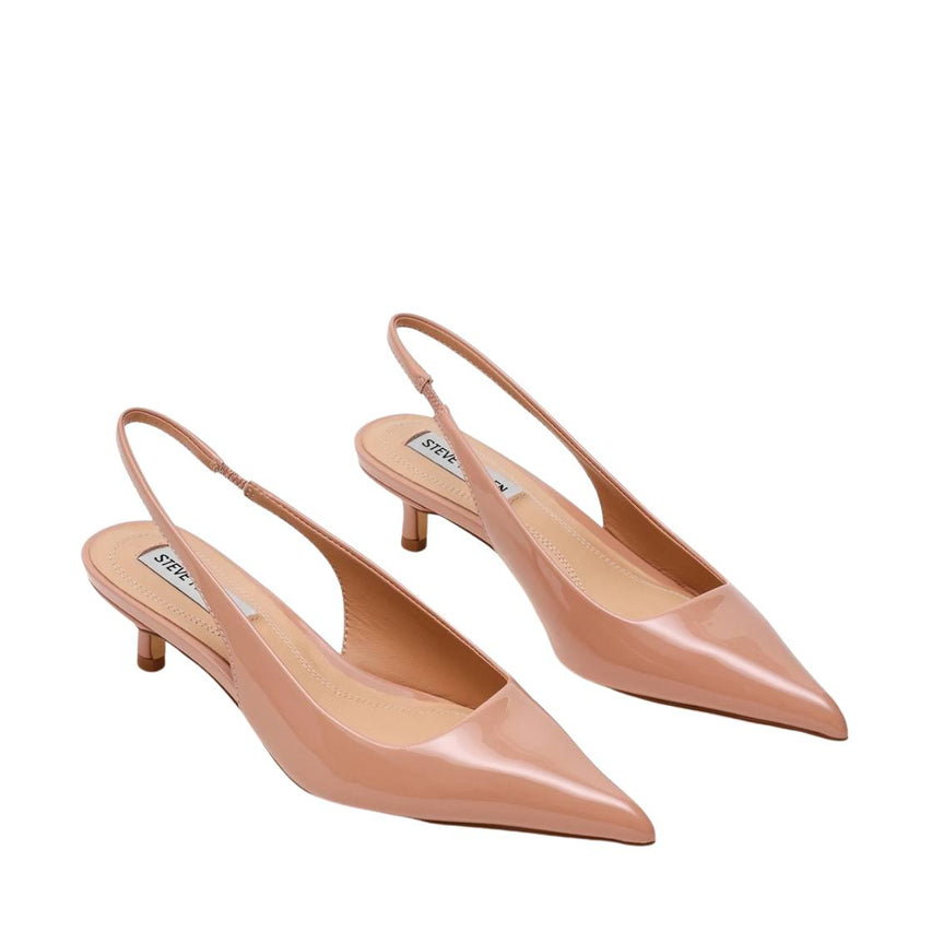 Kittie Blush Patent Tacones Beige