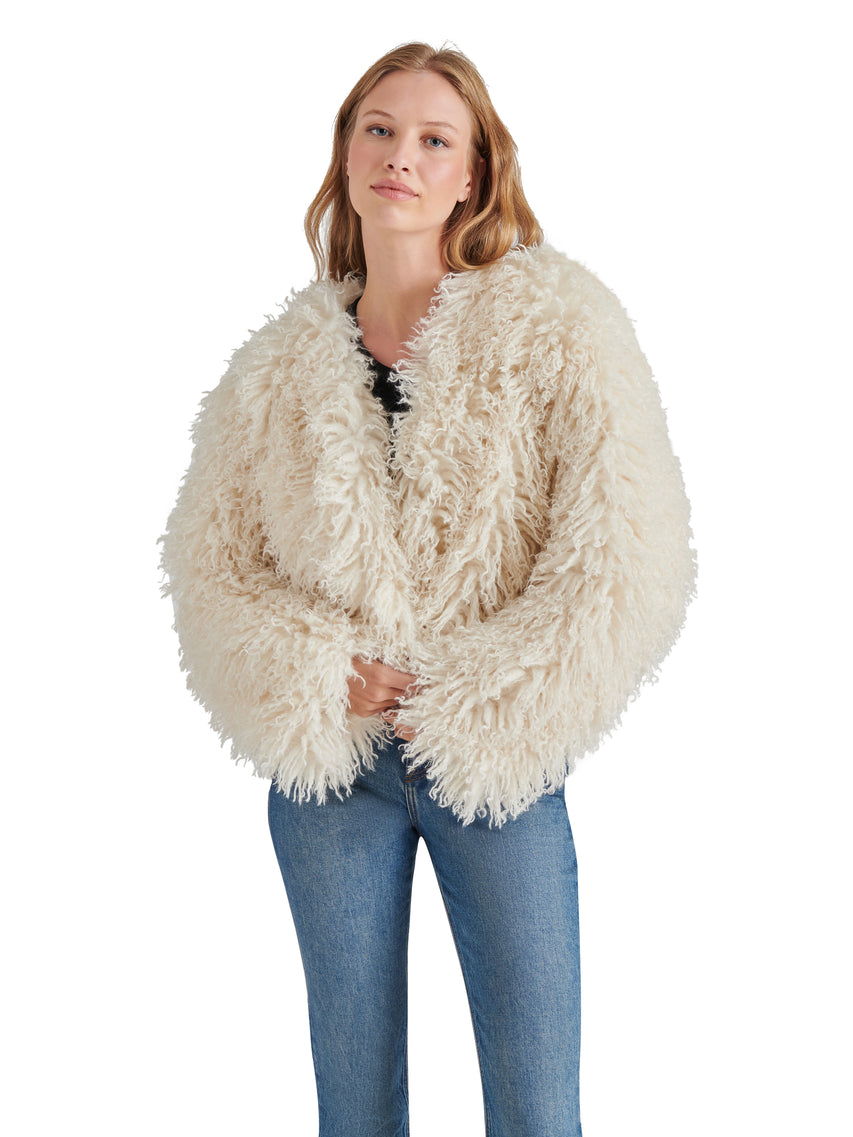 Leites Jacket Cream Chamarra Blanca para Mujer