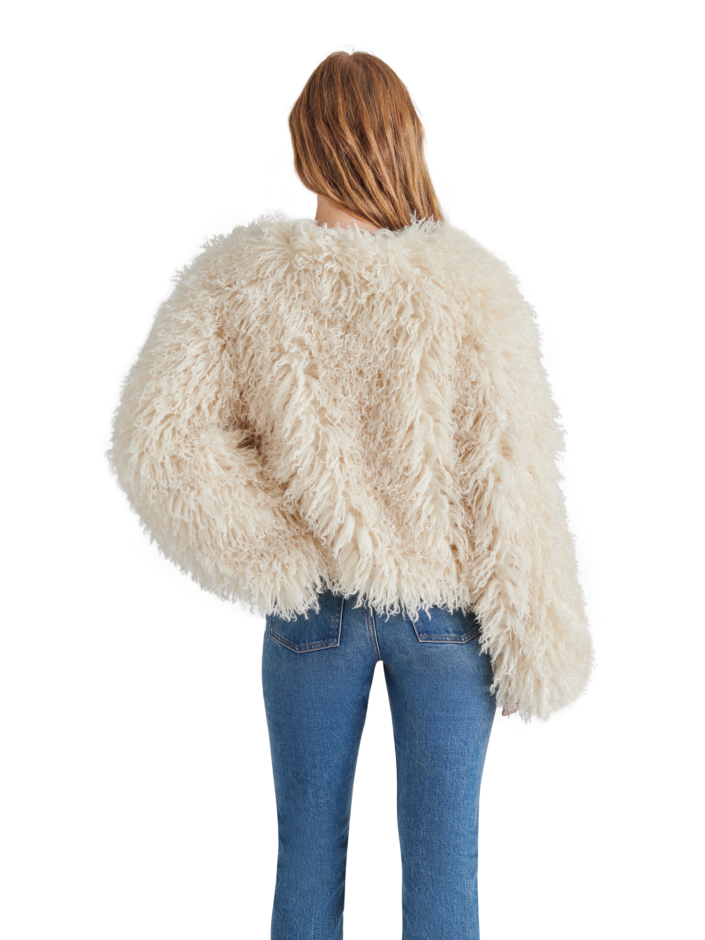 Leites Jacket Cream Chamarra para Mujer