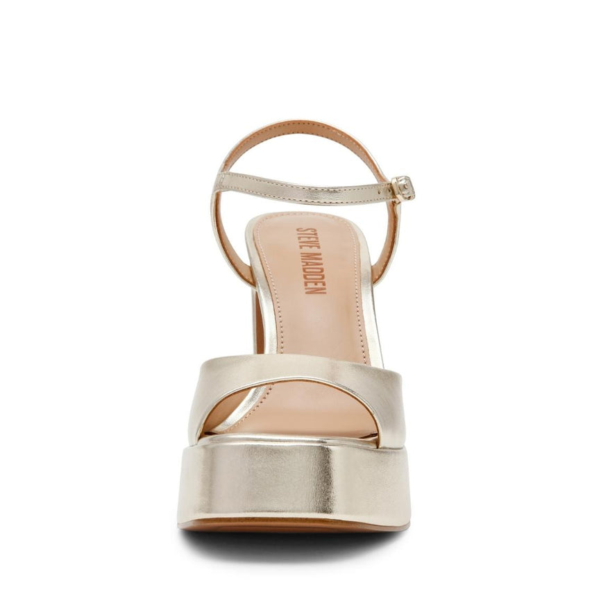Liandra Champagne Tacones Chunky Para Mujer