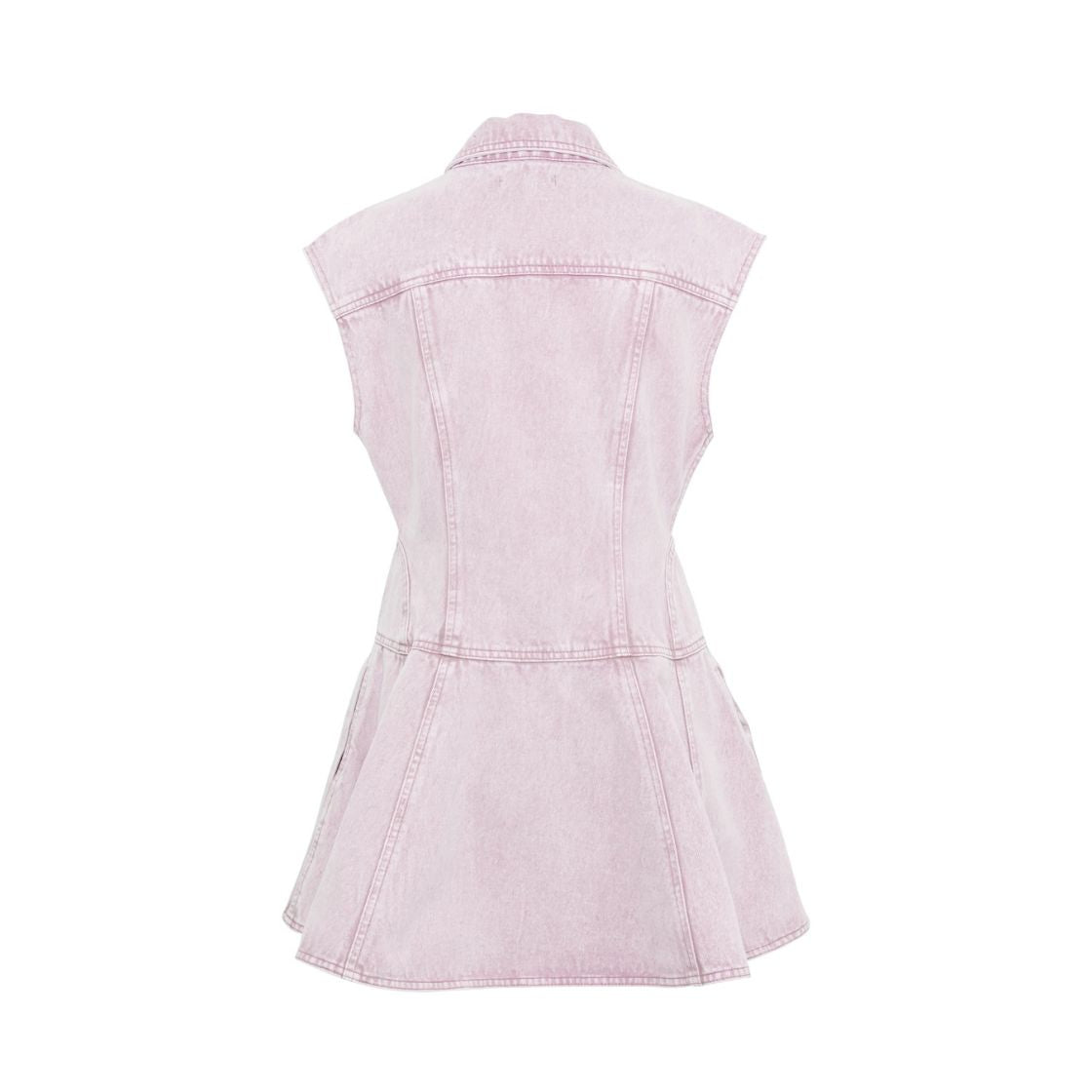 Liya Dress Chalk Violet Vestido de Mezclilla Rosa Para Mujer