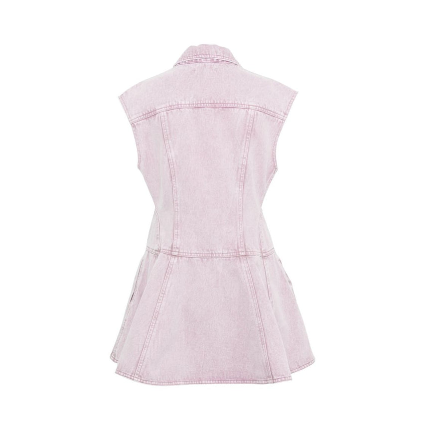 Liya Dress Chalk Violet Vestido de Mezclilla Rosa Para Mujer