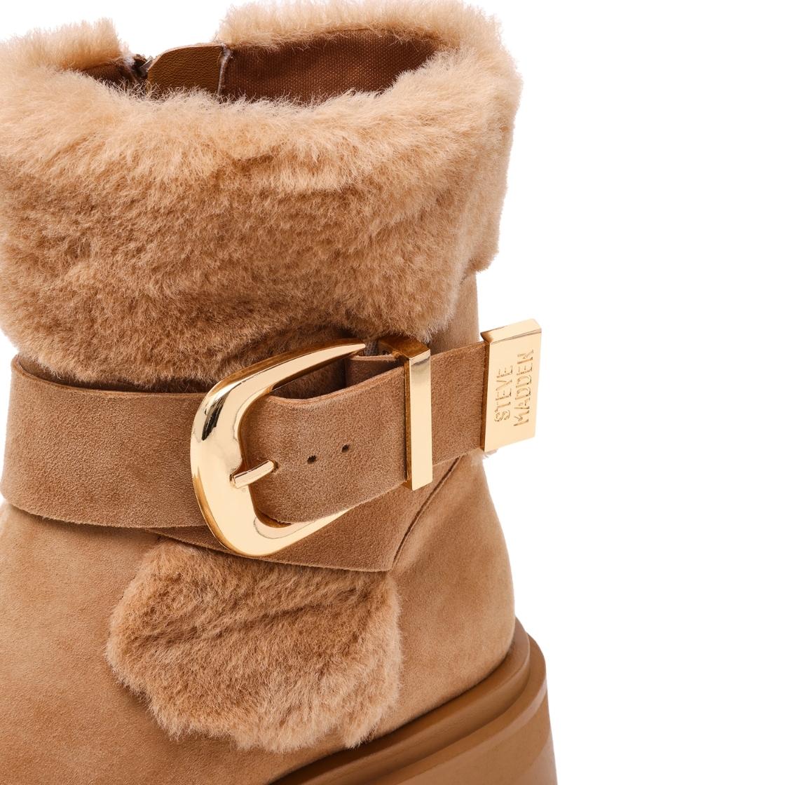 Lodge Tan Suede Botines Afelpados Cafés