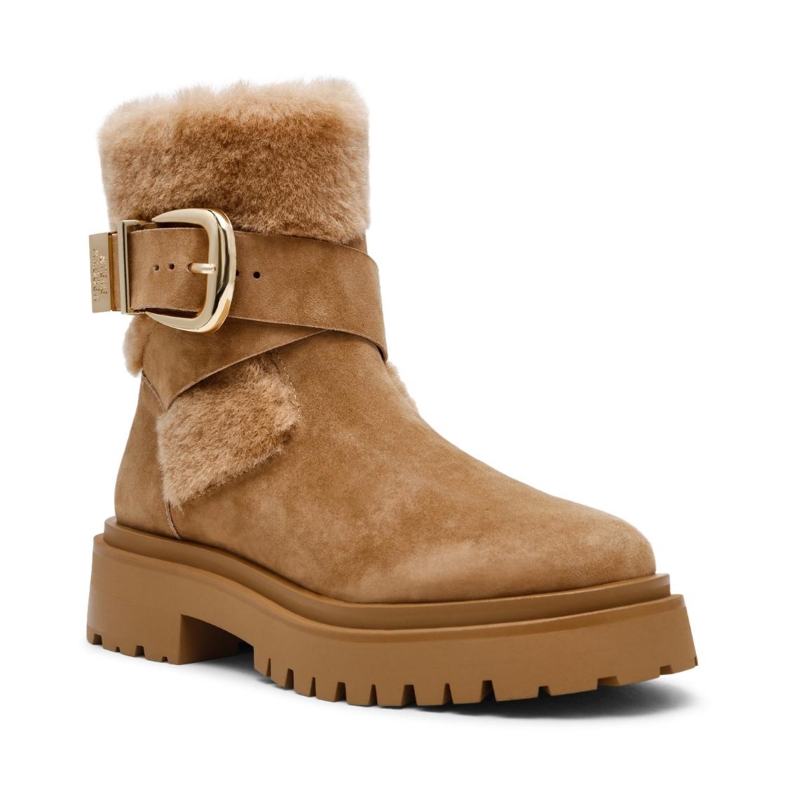 Lodge Tan Suede Botines Cafés