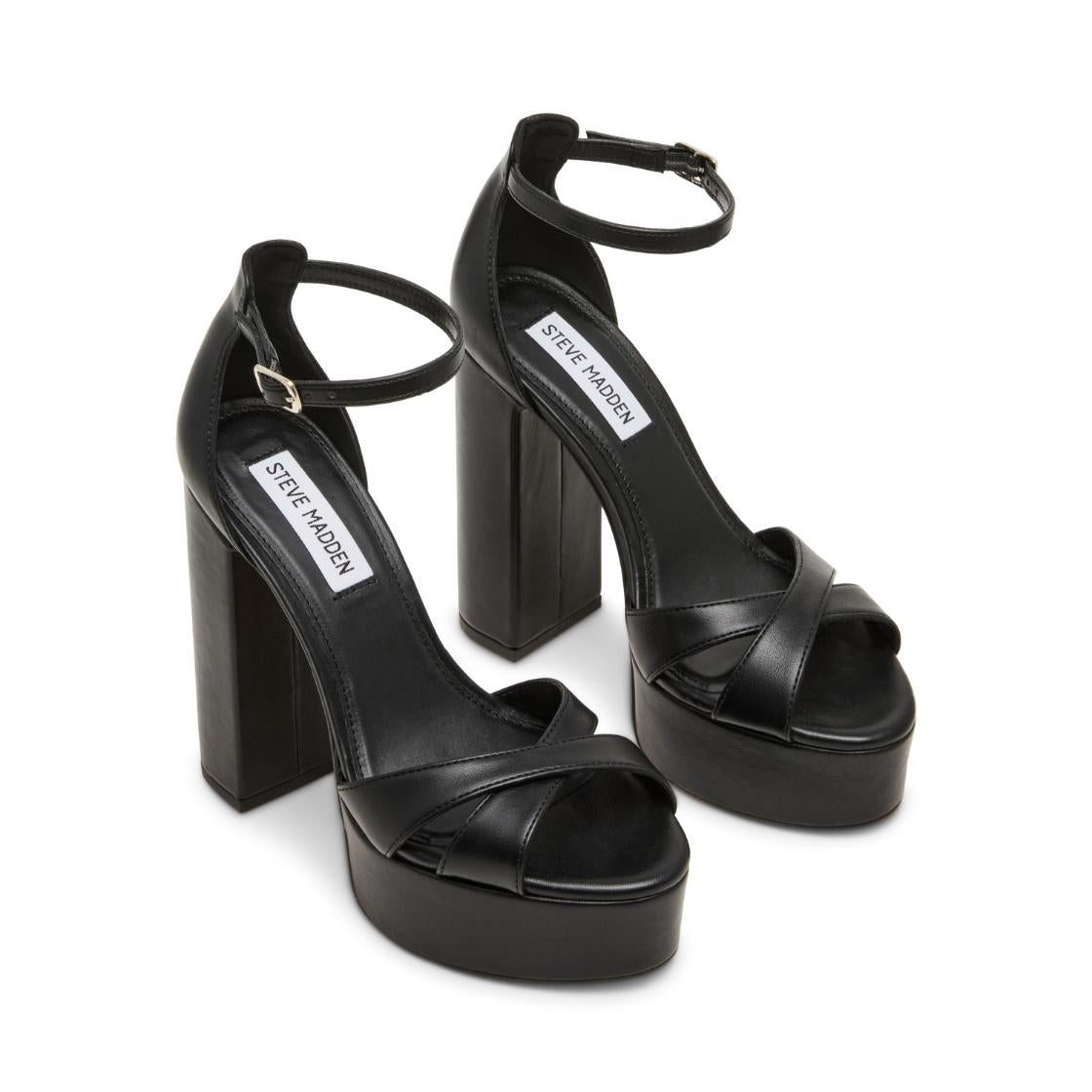 Lonzo Black Tacones con Plataforma Negros