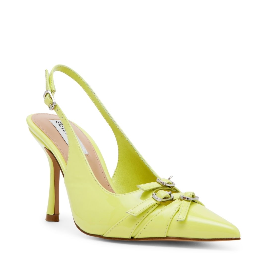 Lookout Lime Patent Tacones Verdes