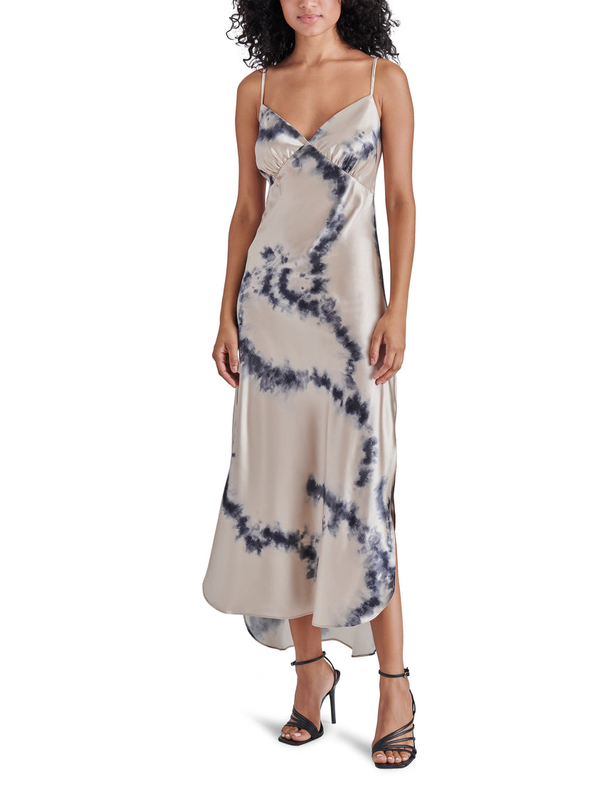 Lorenza Dress Shibori Print