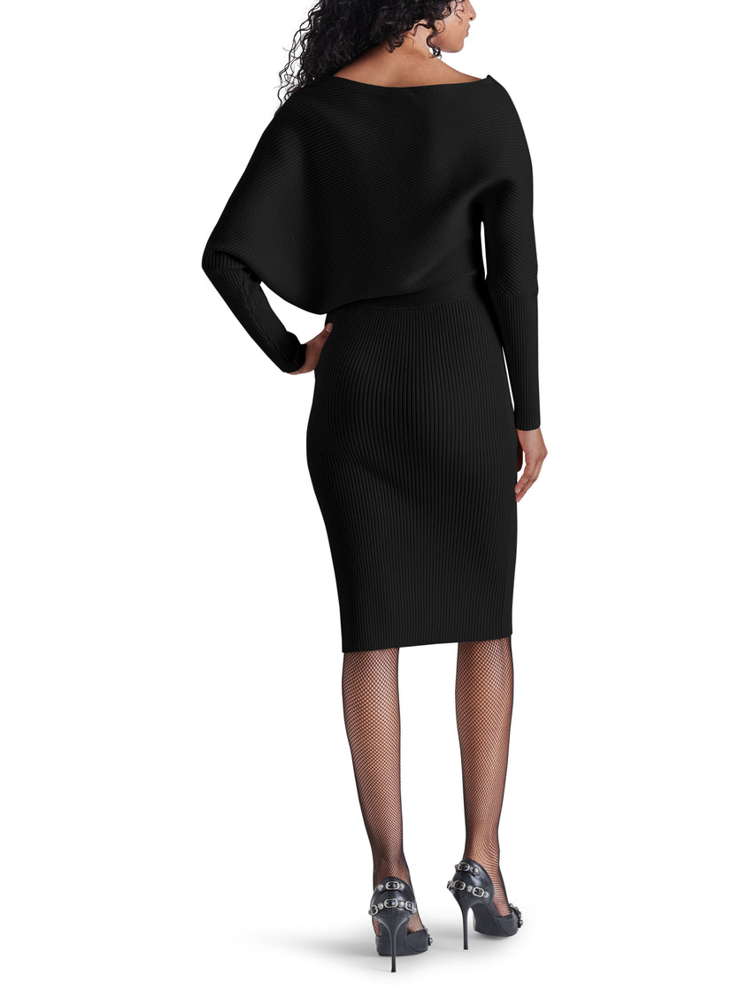 Lori Sweater Dress Black Vestido Negro para Mujer