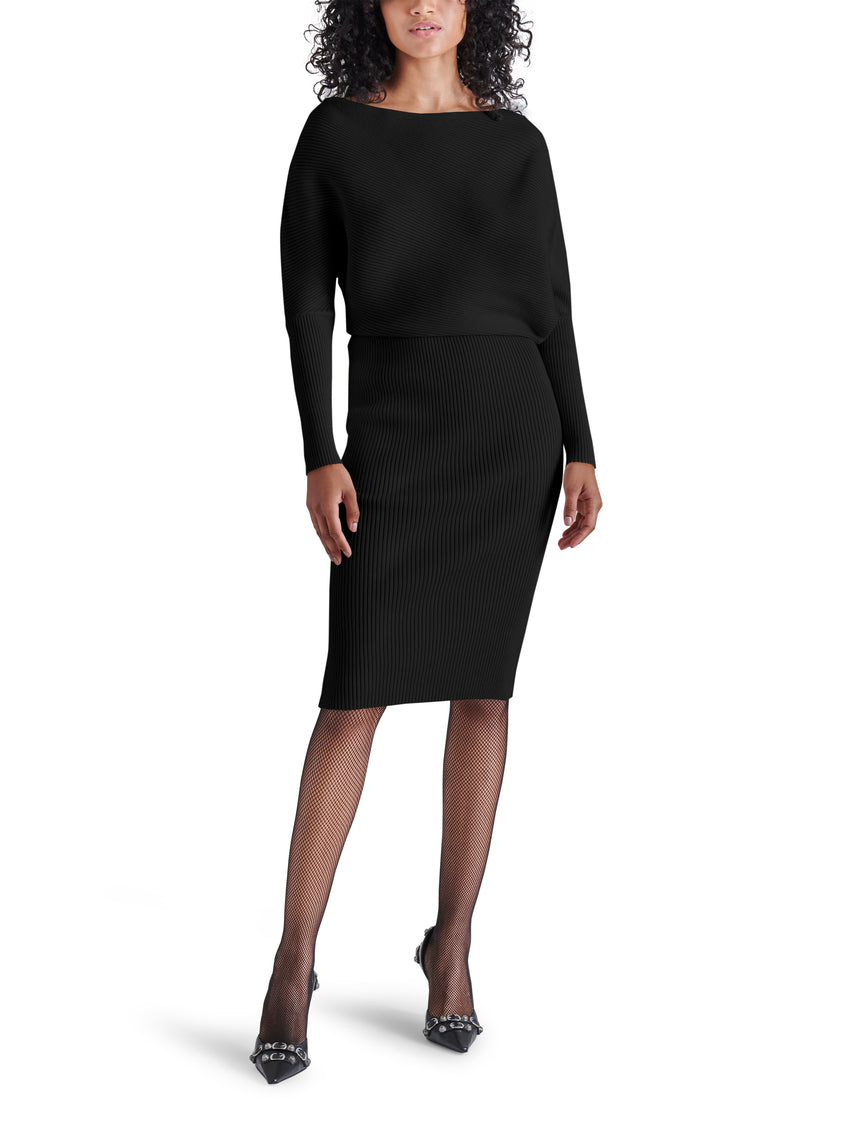 Lori Sweater Dress Black