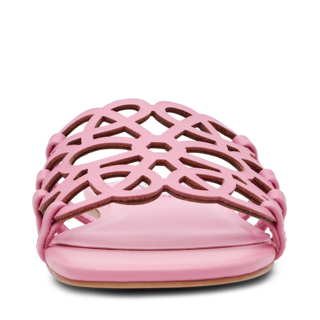 Lotus-CN Pink Leather Sandalias Para Mujer