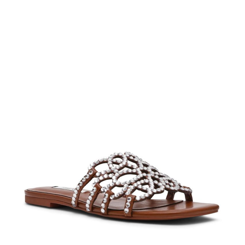 Lotus-R Cognac Sandalias con Brillo