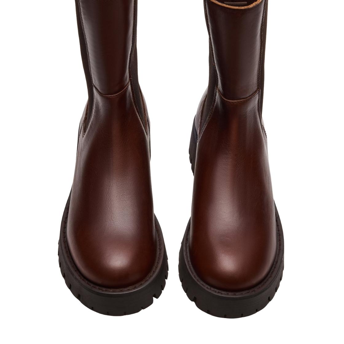 Lowa Brown Leather Botines de Piel Para Mujer