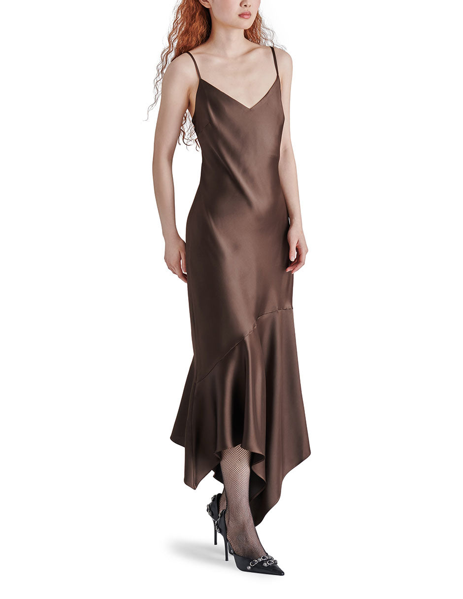 Lucille Dress Demitasse Vestido Cafe Oscuro