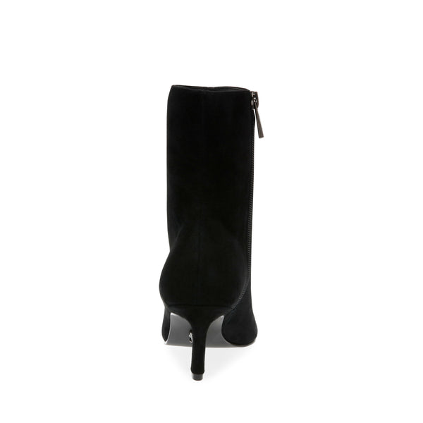 Lulah Black Suede Botines Negros para Mujer