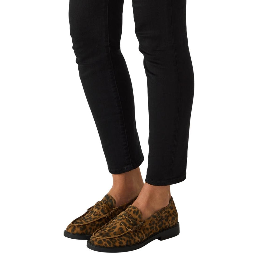 Madison Leopard Suede Mocasines Animal Print de Gamuza