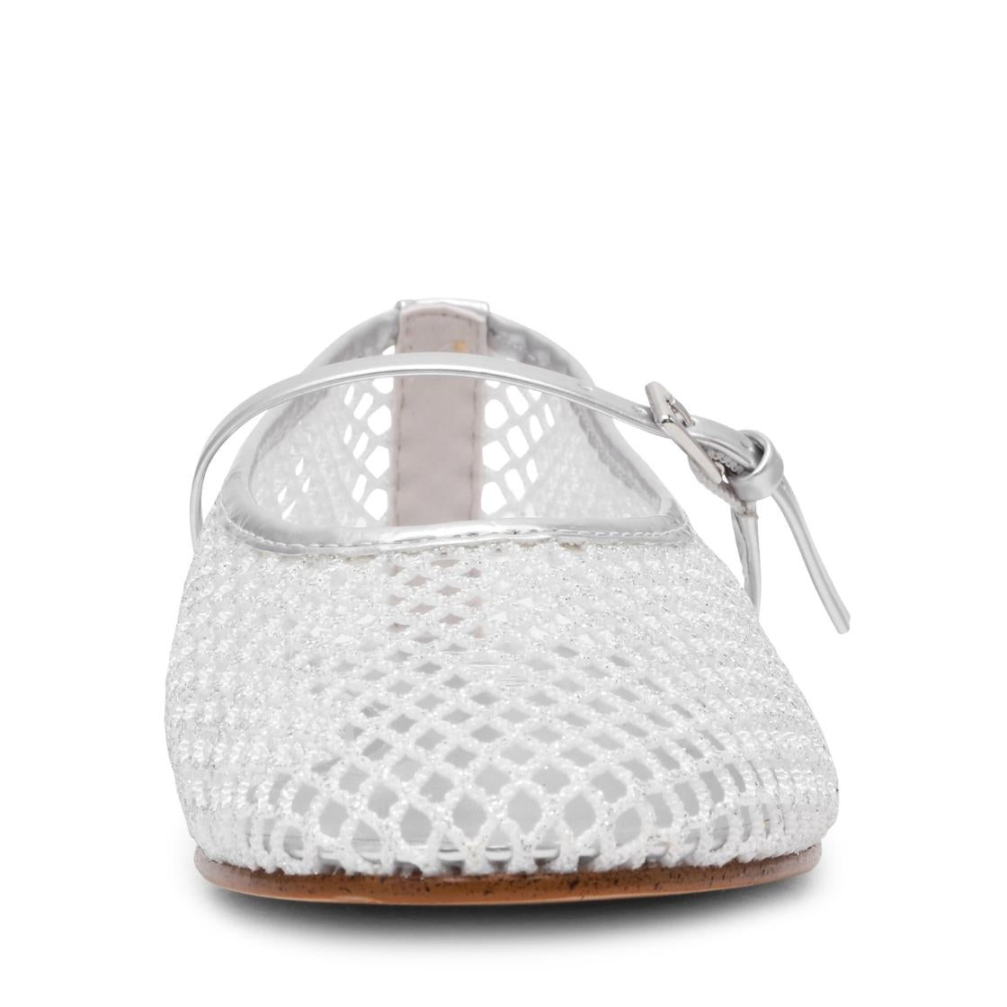 Mags Silver Flats Tejidos Para Mujer
